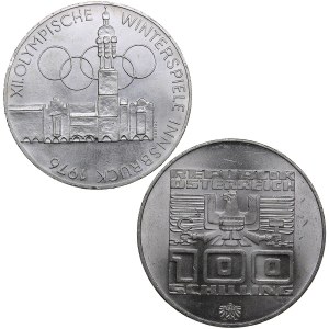 Austria 100 Schilling 1976 - XII Winter Olympics Innsbruck (2)