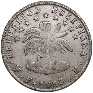 Bolivia 4 Soles 1853