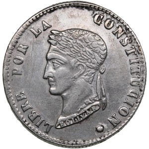 Bolivia 4 Soles 1856