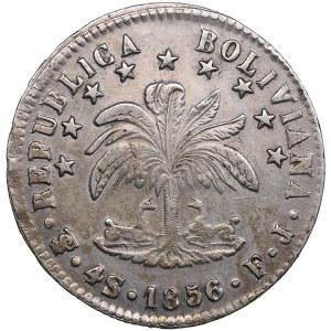Bolivia 4 Soles 1856