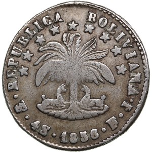 Bolivia 4 Soles 1856