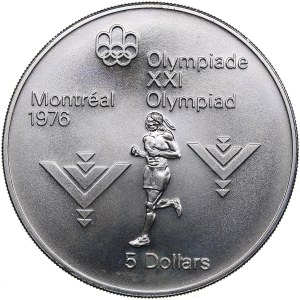 Canada 5 Dollars 1975 - Montreal XXI Olympiad 1976