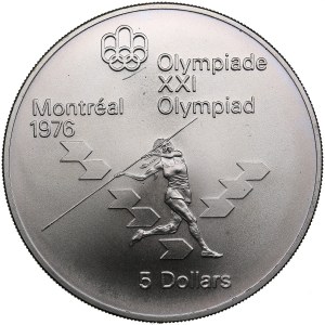 Canada 5 Dollars 1975 - Montreal XXI Olympiad 1976