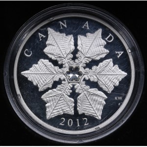 Canada 20 Dollars 2012 - Crystal Snowflake