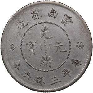 China, Yunnan 3 Mace 6 Candareens (50 Cents) 1911