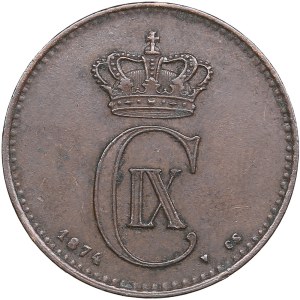 Denmark 2 Øre 1874 - Christian IX (1863-1906)
