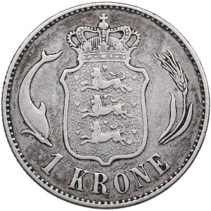 Denmark 1 Krone 1875 - Christian IX (1863-1906)