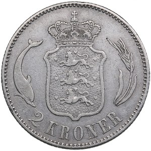 Denmark 2 Kroner 1875 - Christian IX (1863-1906)