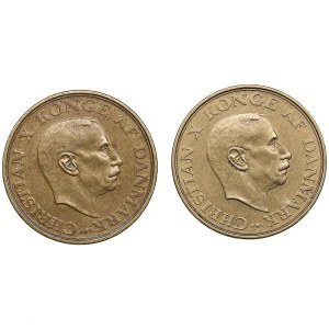 Denmark 1 Krone 1942, 1946 (2)
