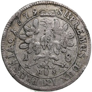 Germany, Brandenburg-Prussia 18 Groschen 1679 HS
