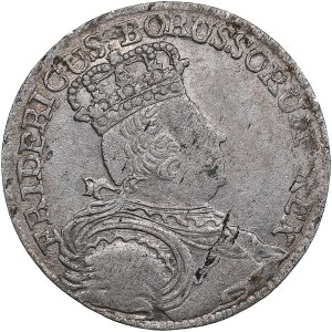Germany, Prussia 6 Groschen 1756 B - Friedrich II (1740-1786)