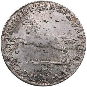 Germany, Braunschweig-Wolfenbüttel 2/3 Taler 1789