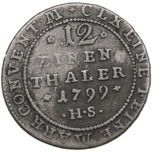 Germany, Anhalt-Bernberg 1/12 Taler 1799