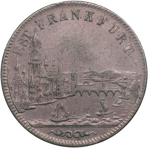 Germany, Free City Frankfurt 6 Kreuzer 1854