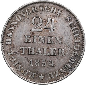 Germany, Hannover 1/24 Taler 1854 B - Georg V (1851-1866)