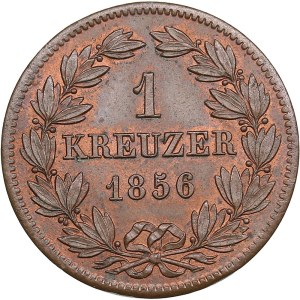 Germany, Baden 1 Kreuzer 1856