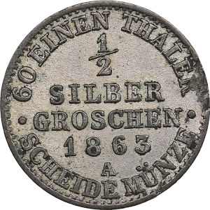 Germany, Prussia 1/2 Groschen 1865 A