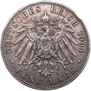 Germany, Prussia 5 Mark 1904 A - Wilhelm II (1888-1918)