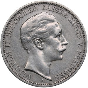 Germany, Prussia 3 Mark 1909 A - Wilhelm II (1888-1918)