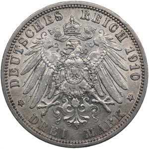 Germany, Prussia 3 Mark 1910 A - Wilhelm II (1888-1918)