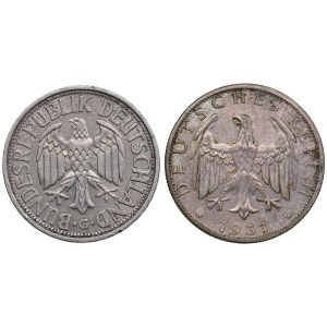 Germany 2 Mark 1931, 1951 (2)