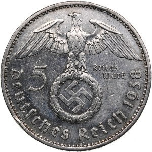 Germany, Third Reich 5 Reichsmark 1938 A