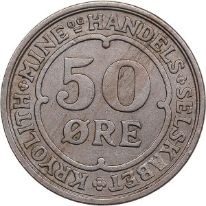 Greenland 50 Øre 1922 HCN