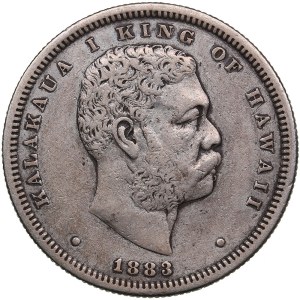 Hawaii 1/2 Dollar 1883 - Kalakaua (1874-1891)