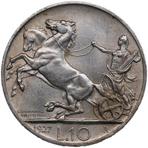 Italy 10 Lire 1927 R - Vittorio Emanuele III (1900-1946)