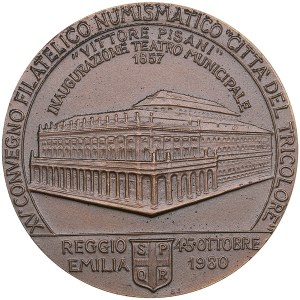 Italy medal 1980 - Regio Emilia - Achille Peri 1812-1880