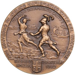 Italy medal 1982 - Regio Emilia - Matteo Maria Boiardo 1434-1494