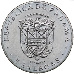 Panama 5 Balboas 1970 - 11th Central American and Caribbean Games