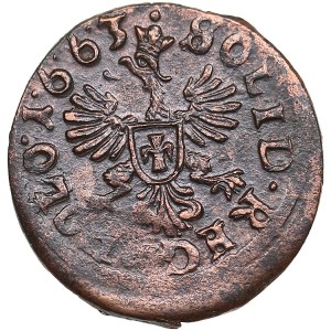 Poland Solidus 1663 - John II Casimir Vasa (1649-1668)