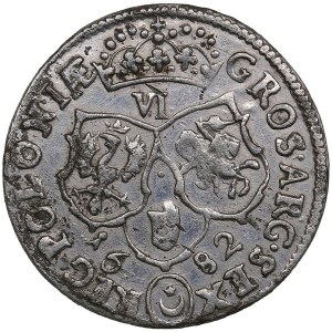 Poland 6 Grosz 1682 TLB - John III Sobieski (1674-1696)