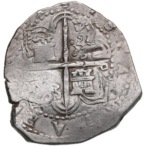 Spain Cob 4 Reales 159? - Philipp II (1556-1598)