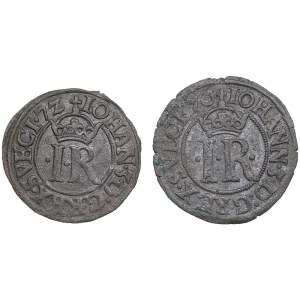 Sweden ½ Öre 1572, 1576 - Johan III (1568-1592) (2)