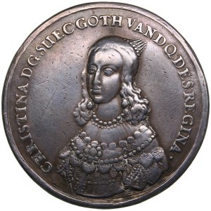 Sweden medal Queen Kristina Succession ND (1650) - Kristina (1632-1654)