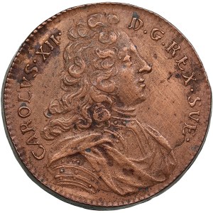 Sweden Token - Coronation of Charles XII in Stockholm 1697