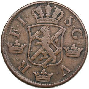 Sweden 2 Öre 1748 - Fredrik I (1720-1751)