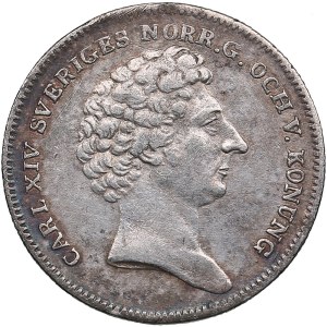 Sweden 1/8 Riksdaler 1832 CB - Karl XIV Johan (1818-1844)