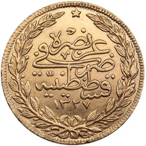 Turkey 100 Kurush AH1327/6 (1914) - Muhammad V (1909-1918)