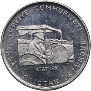 Turkey 150 Lira 1978 F.A.O. - Ataturk driving Tractor