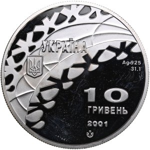 Ukraine 10 Hryvnia 2001 - Salt Lake City Olympics 2002