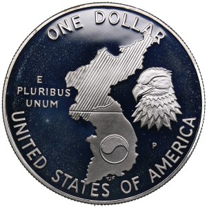 USA 1 Dollar 1991 - 38th Anniversary Commemorative Korea
