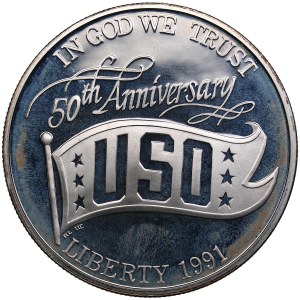 USA 1 Dollar 1991 - 50 years of USO