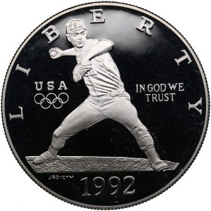 USA 1 Dollar 1992 - Baseball