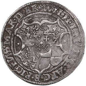 Riga 1/2 Mark 1553 - Wilhelm Markgraf von Brandenburg & Heinrich von Galen (1551-1556)