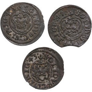 Riga, Sweden Solidus 1643, 1645, 1647 - Kristina (1632-1654)