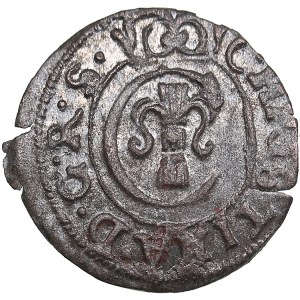 Livonia (Riga), Sweden Solidus 1651 - Kristina (1632-1654)