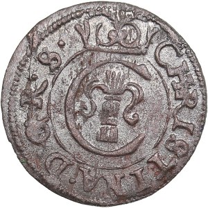 Livonia (Riga), Sweden Solidus 1651 - Kristina (1632-1654)